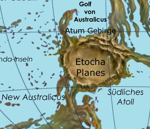 Hiker crossing a rocky stream